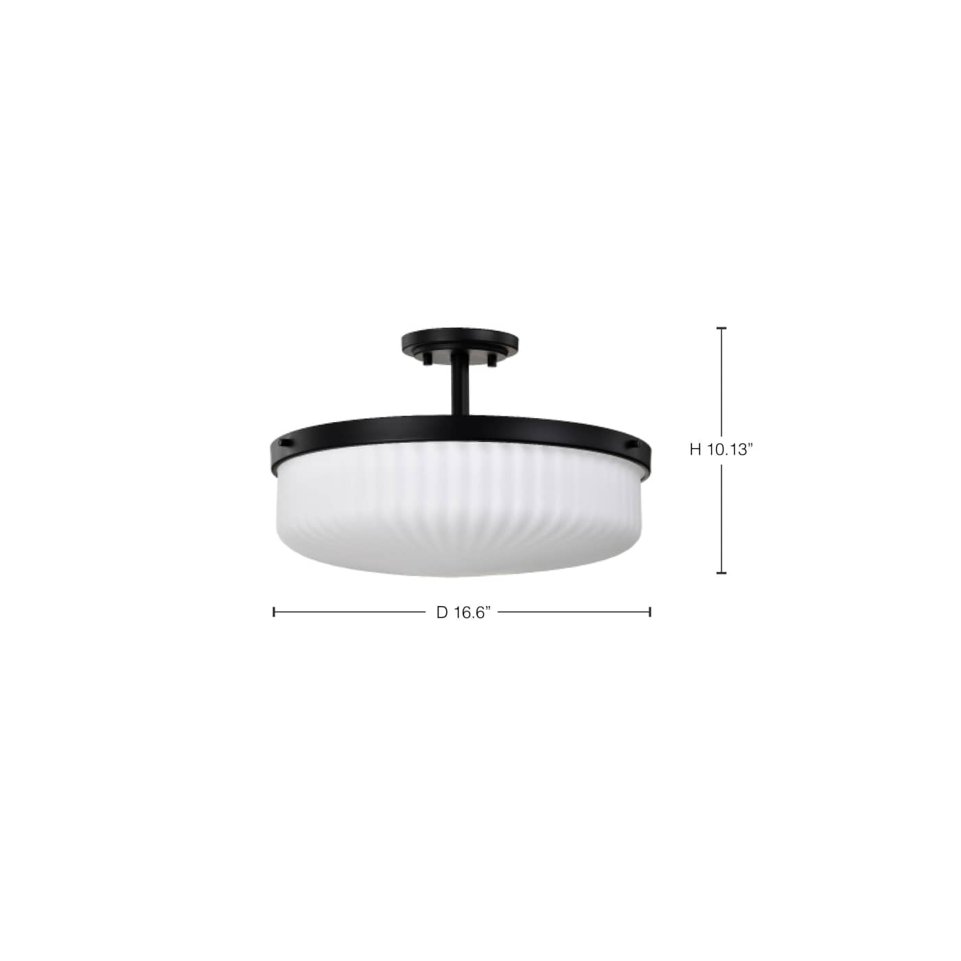SOLARA SEMI FLUSH - 60-8647