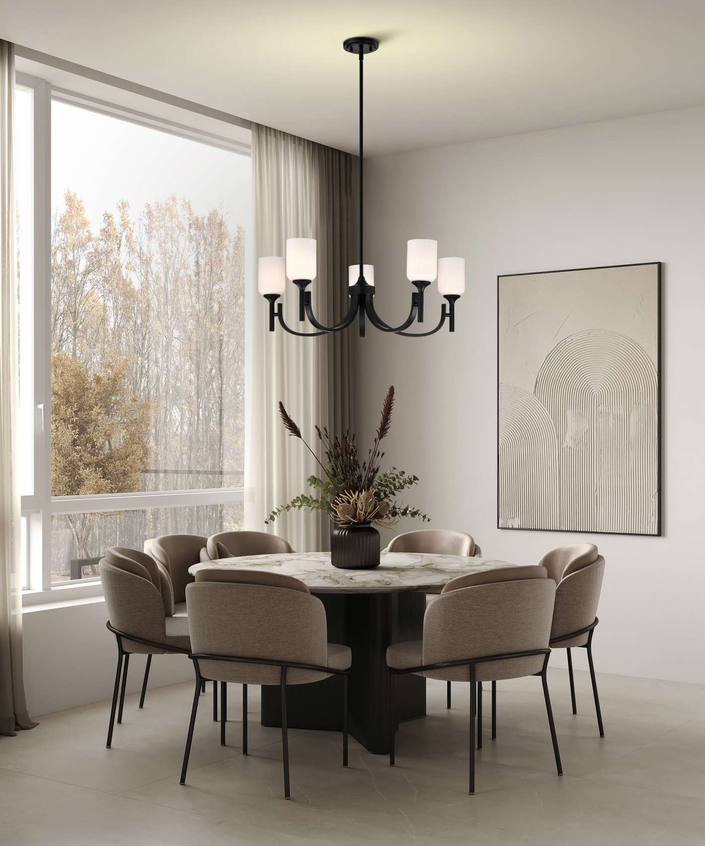 SOLARA 5 LIGHT CHANDELIER - 60-8650
