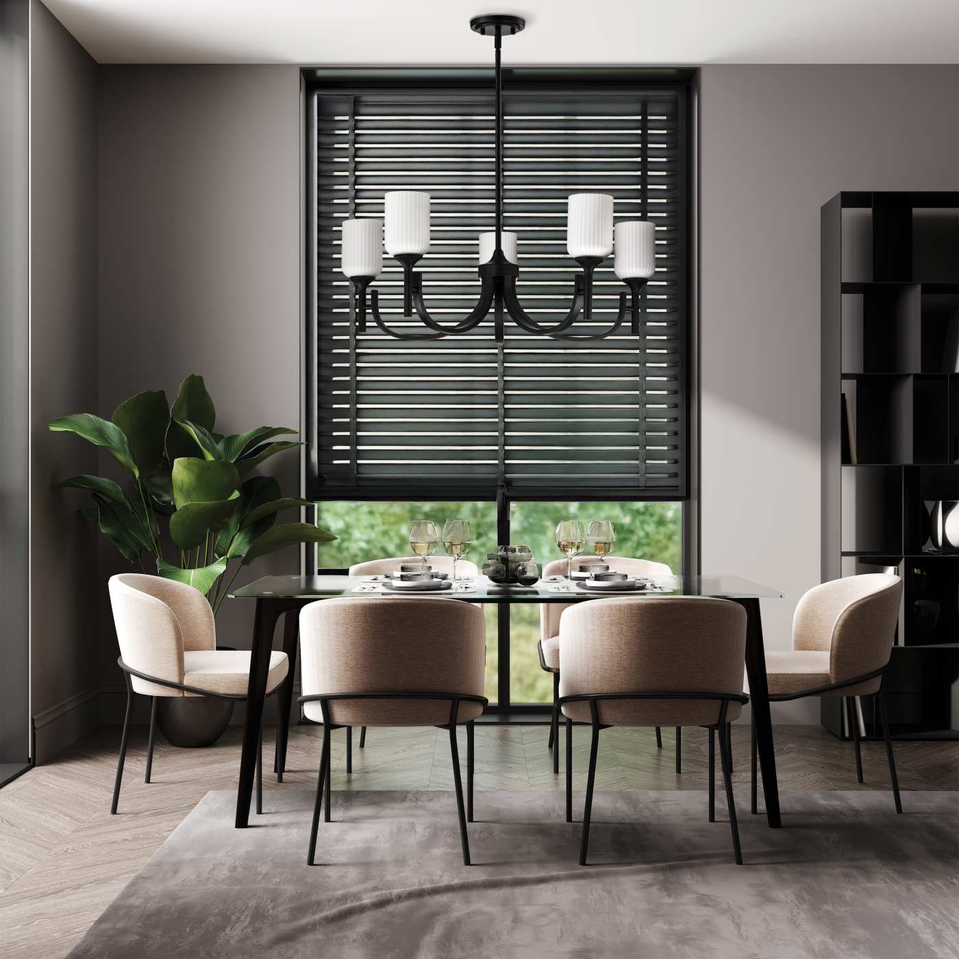 SOLARA 5 LIGHT CHANDELIER - 60-8650