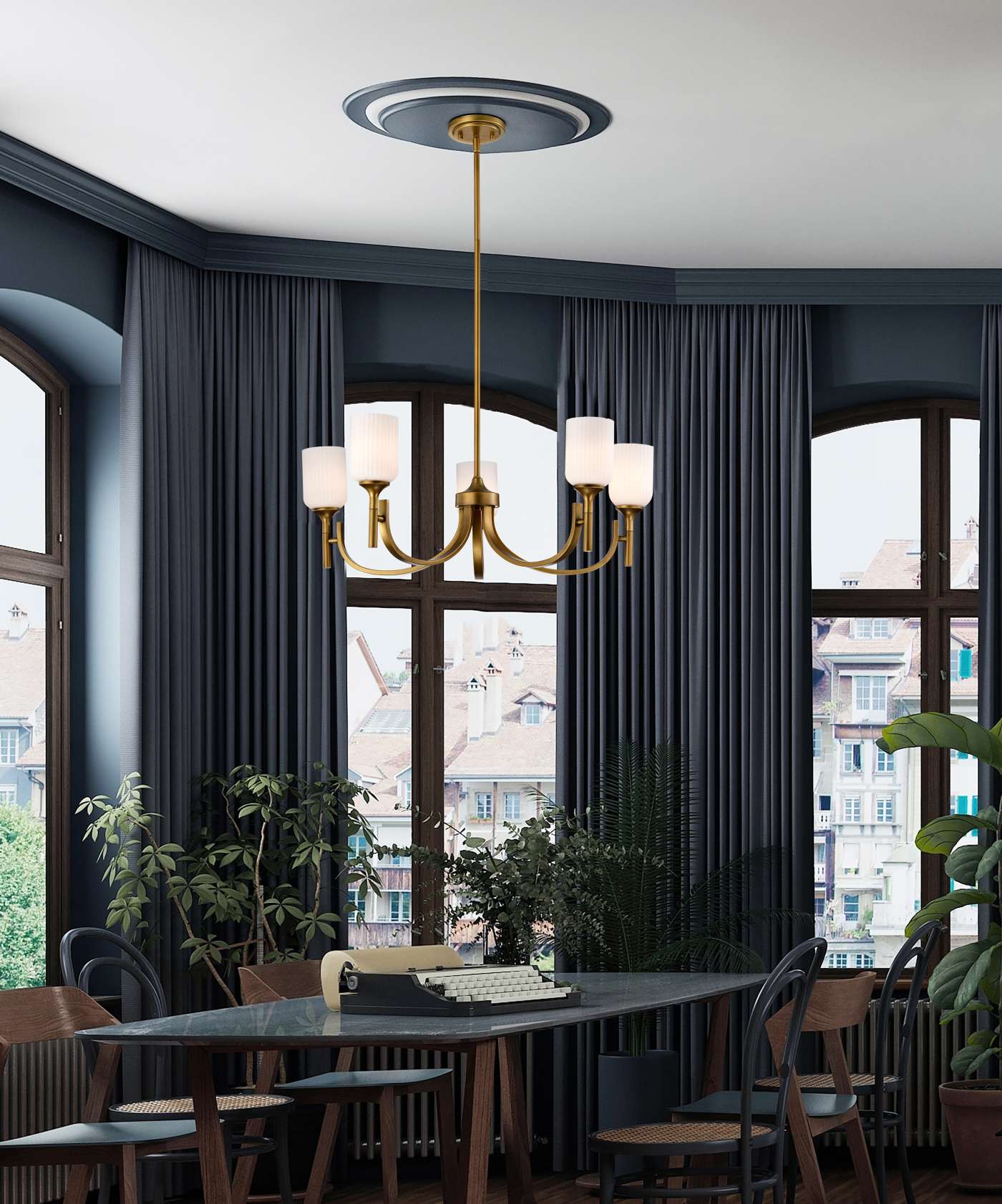 SOLARA 5 LIGHT CHANDELIER - 60-8670