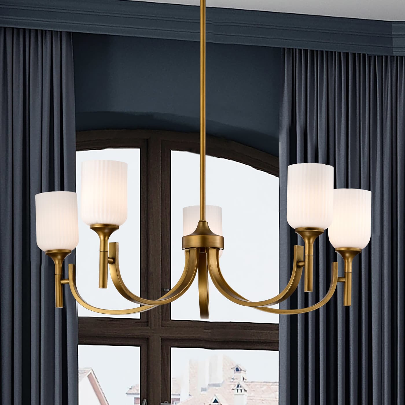 SOLARA 5 LIGHT CHANDELIER - 60-8670