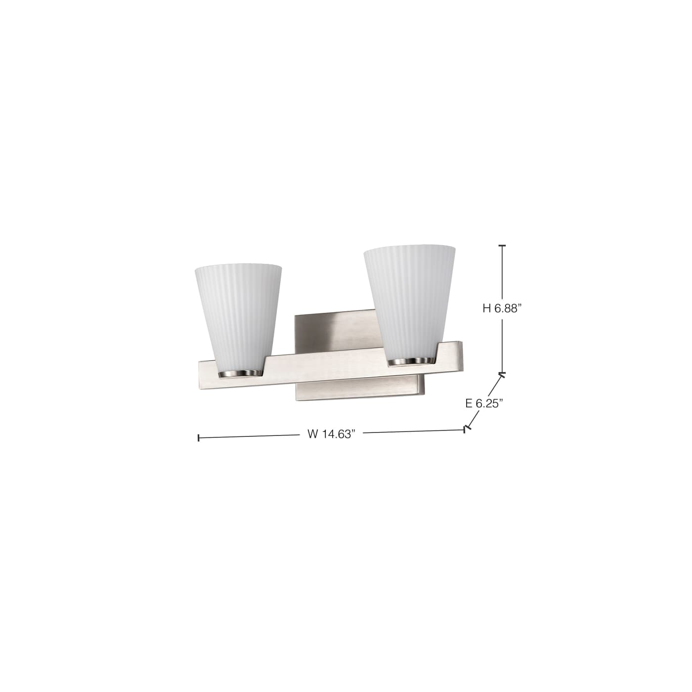 ROYALE 2 LIGHT VANITY - 60-8732