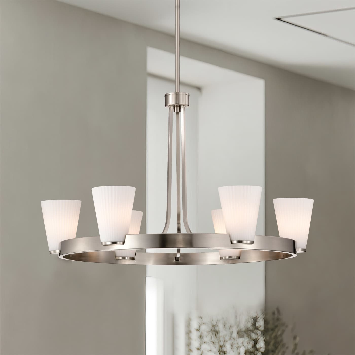 ROYALE 6 LIGHT CHANDELIER - 60-8736