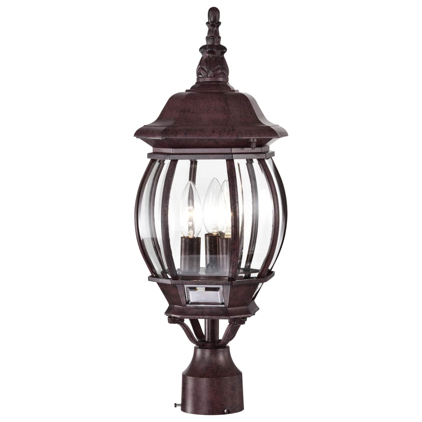 CENTRAL PARK 3 LT POST LANTERN - 60-898