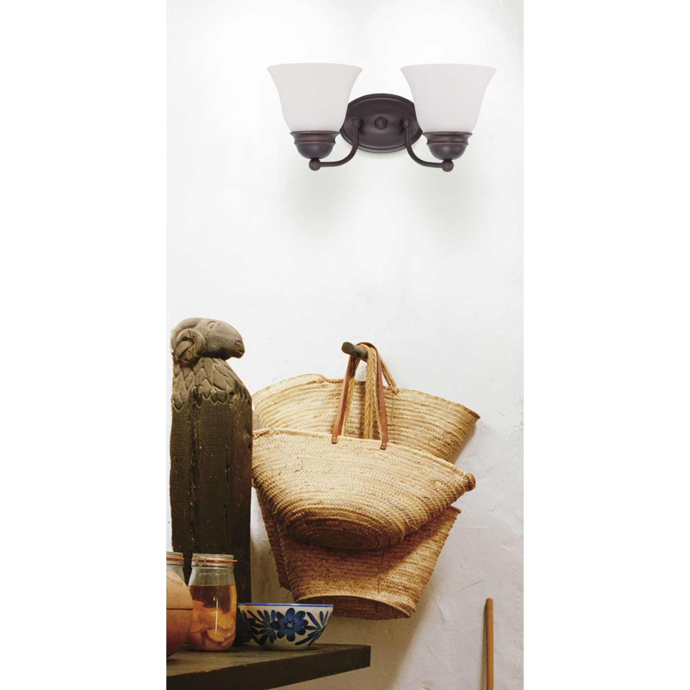 LED EMPIRE 2 LIGHT 15" VANITY - 62-1022