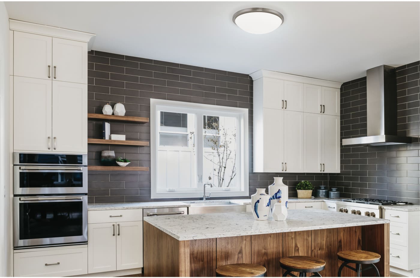 LED BUTTON BN 13" FLUSH - 62-1043