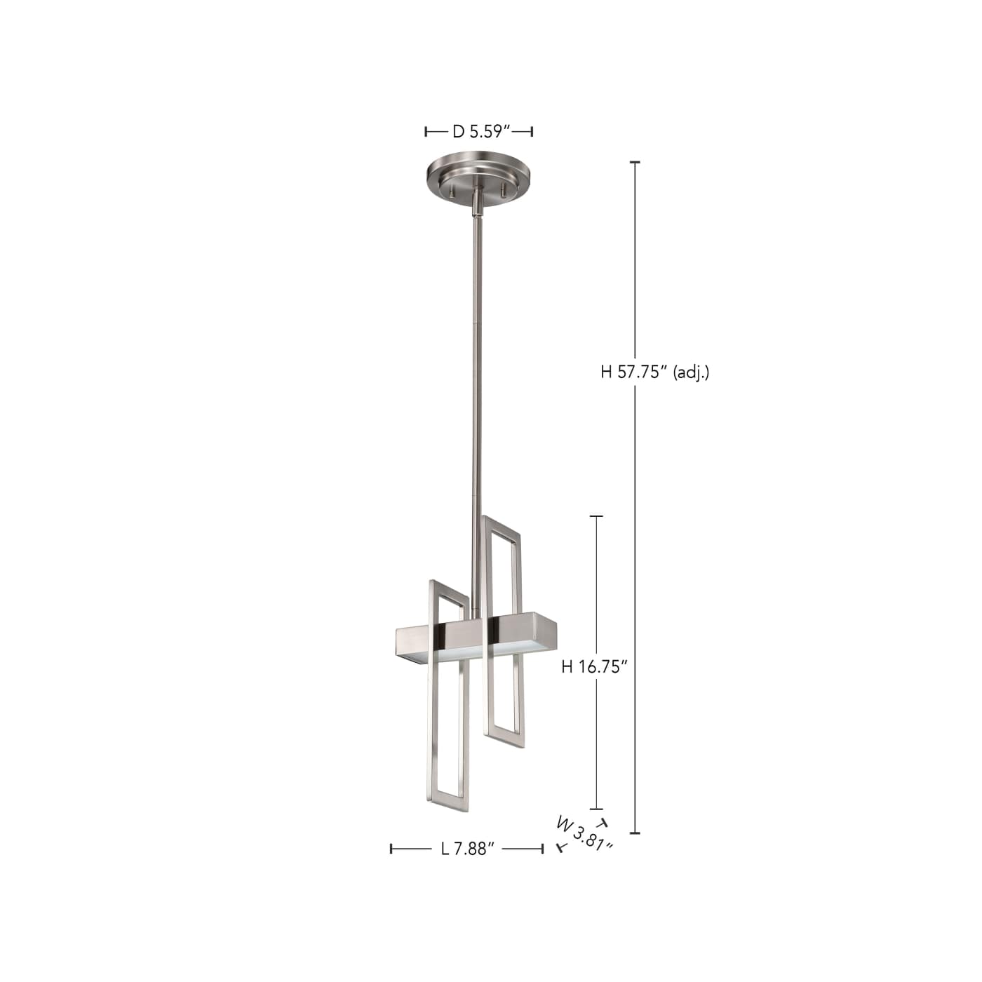 FRAME LED PENDANT - 62-106
