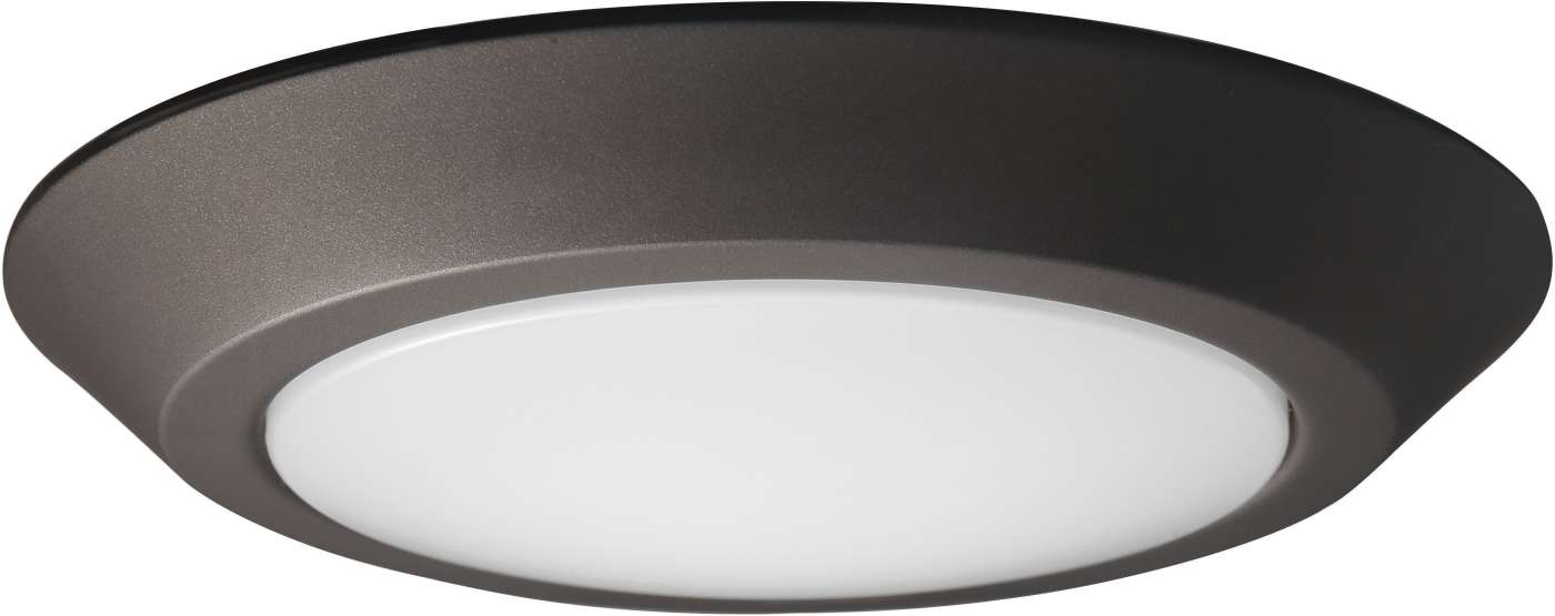 7" LED DISK LIGHT MAHOGANY BRZ - 62-1163