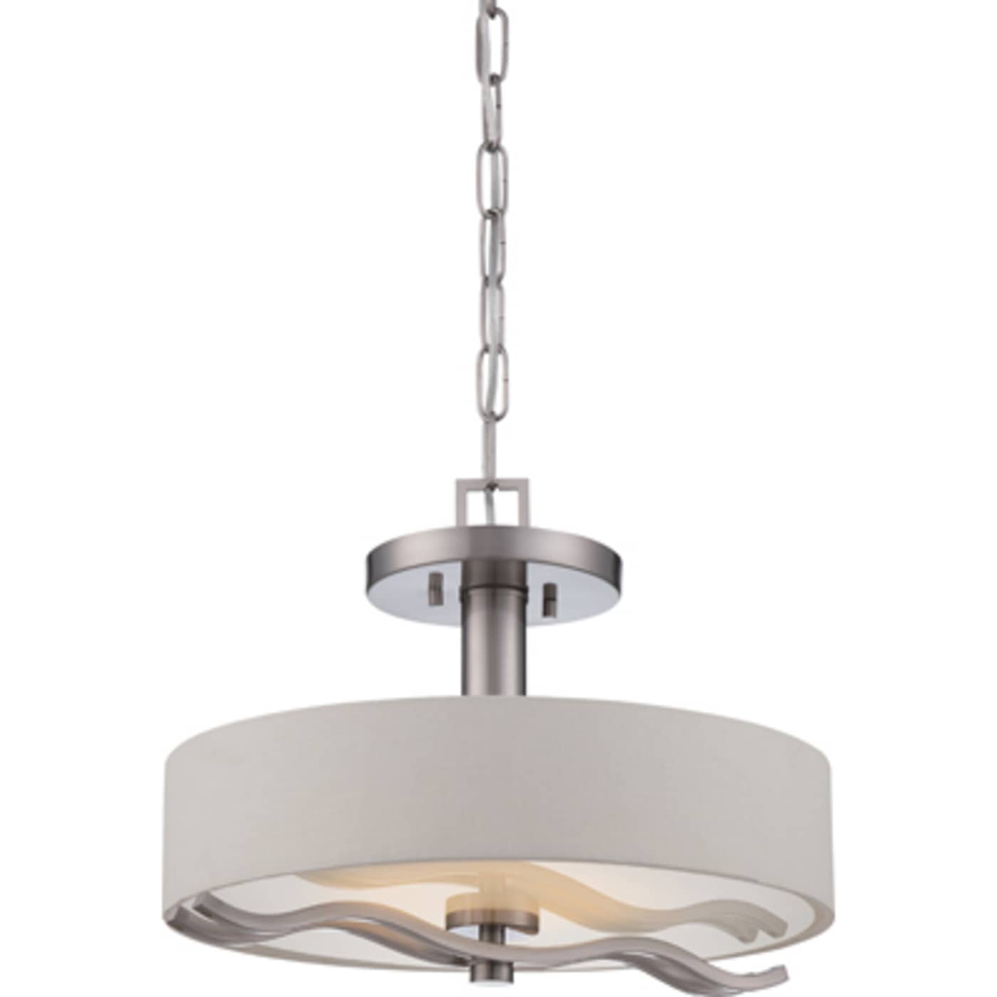 WAVE LED SEMI-FLUSH - 62-118