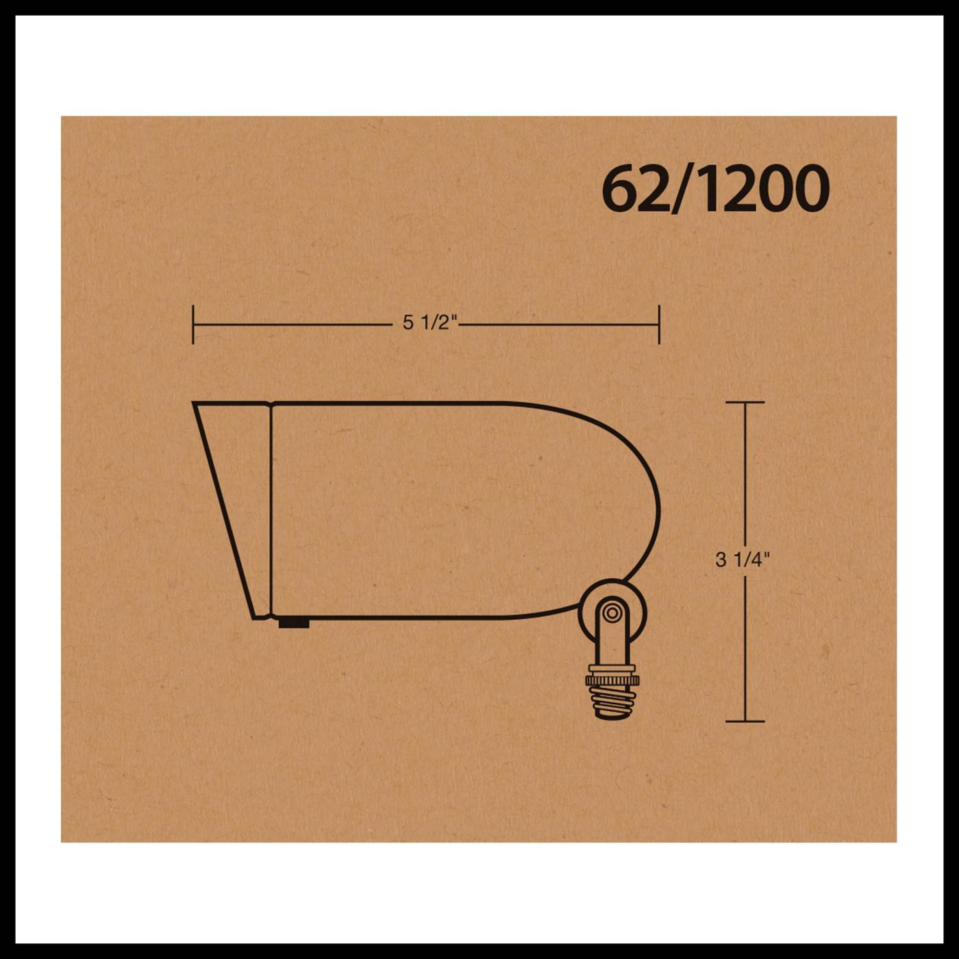 LED 6W LANDSCAPE FLOOD - 62-1200