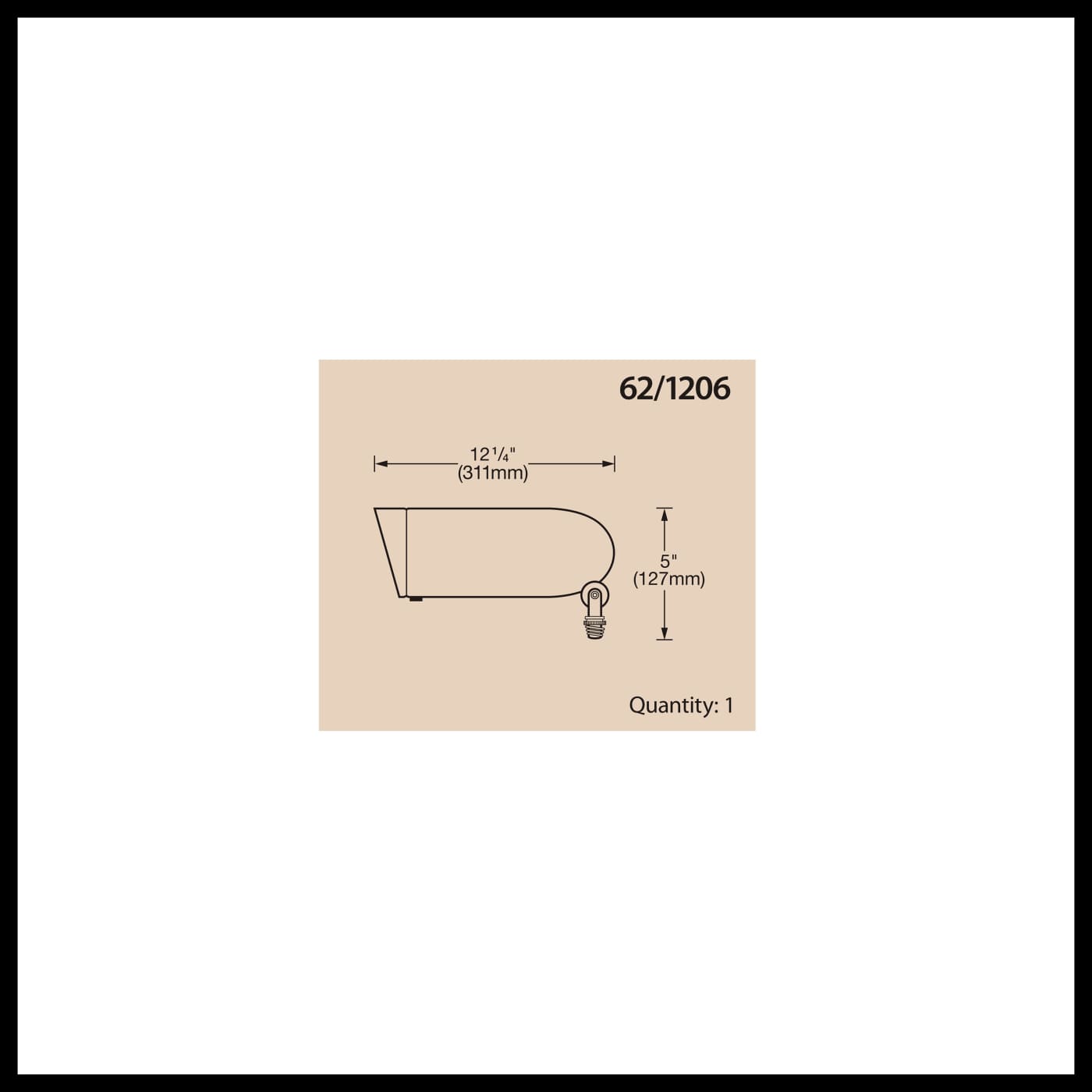 LED 12W LANDSCAPE FLOOD - 62-1206