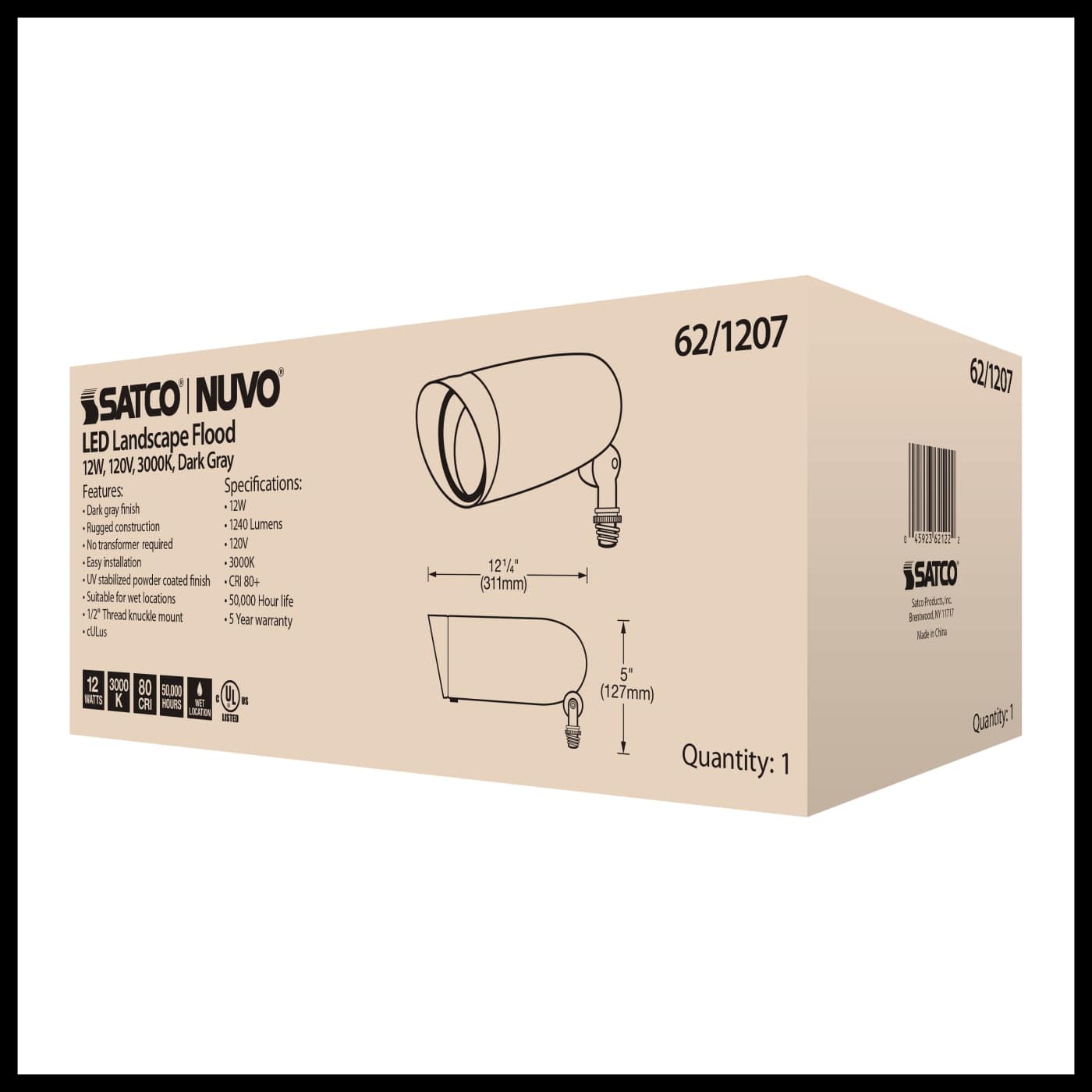 LED 12W LANDSCAPE FLOOD - 62-1207