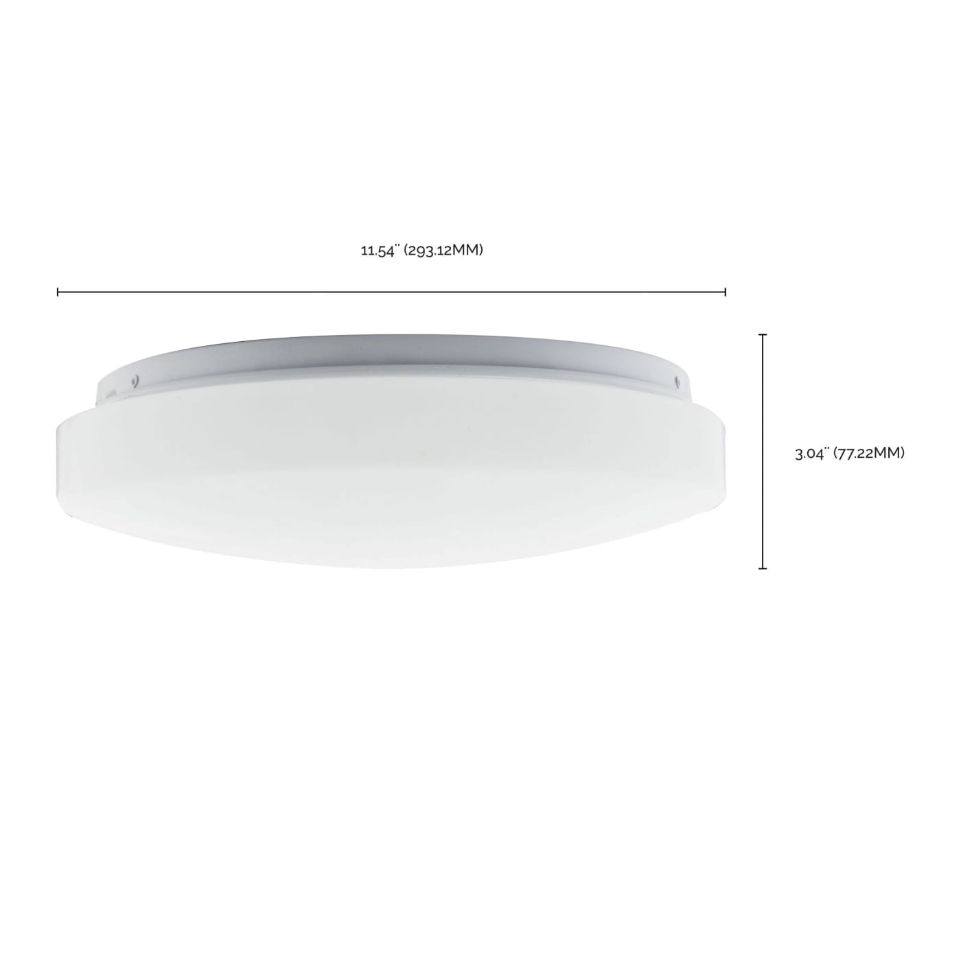 11" ACRYLIC LED FLUSH FIXTURE - 62-1210
