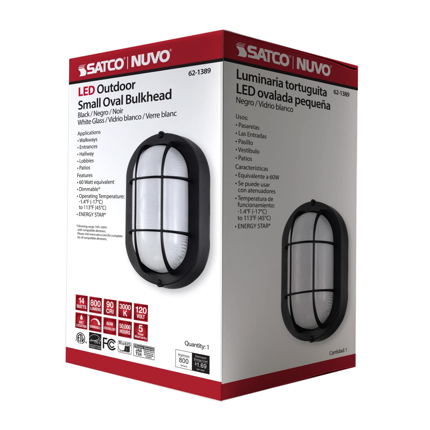 LED SMALL OVAL BULK HEAD - 62-1389