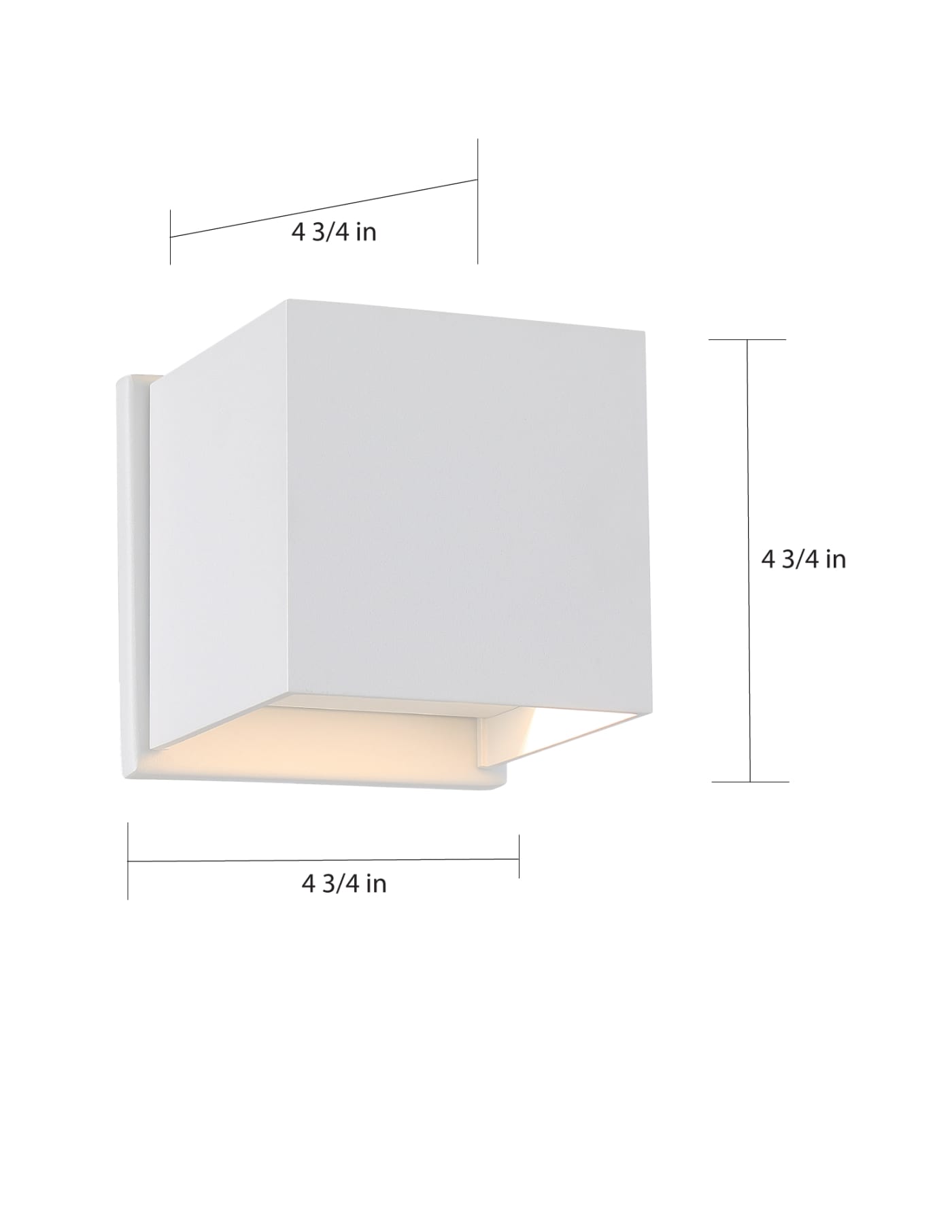LIGHTGATE LED SQUARE SCONCE - 62-1467