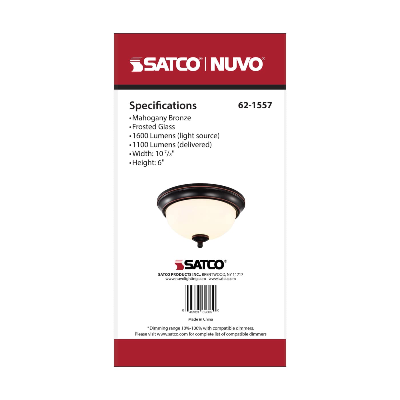 LED 19W 11" FLUSH MOUNT 3000K - 62-1557