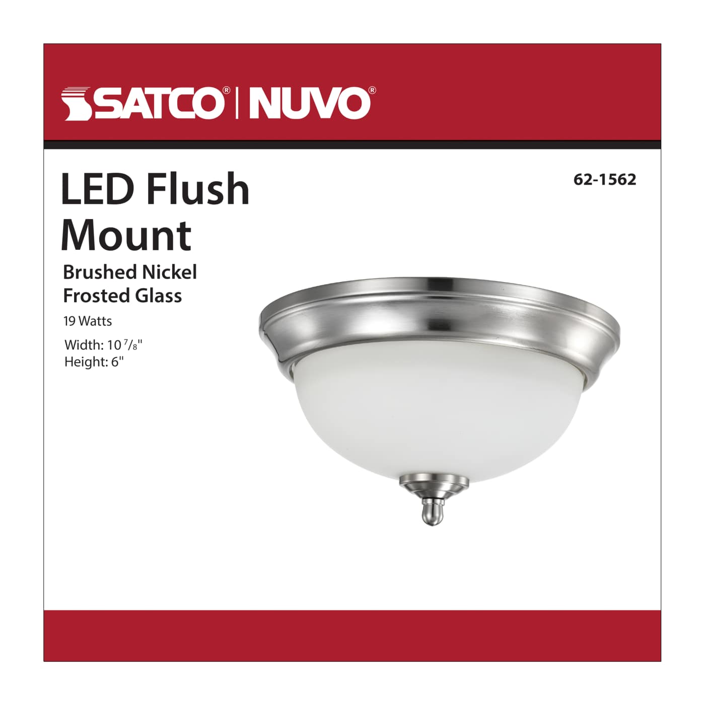 LED 19W 11" FLUSH MOUNT 3000K - 62-1562