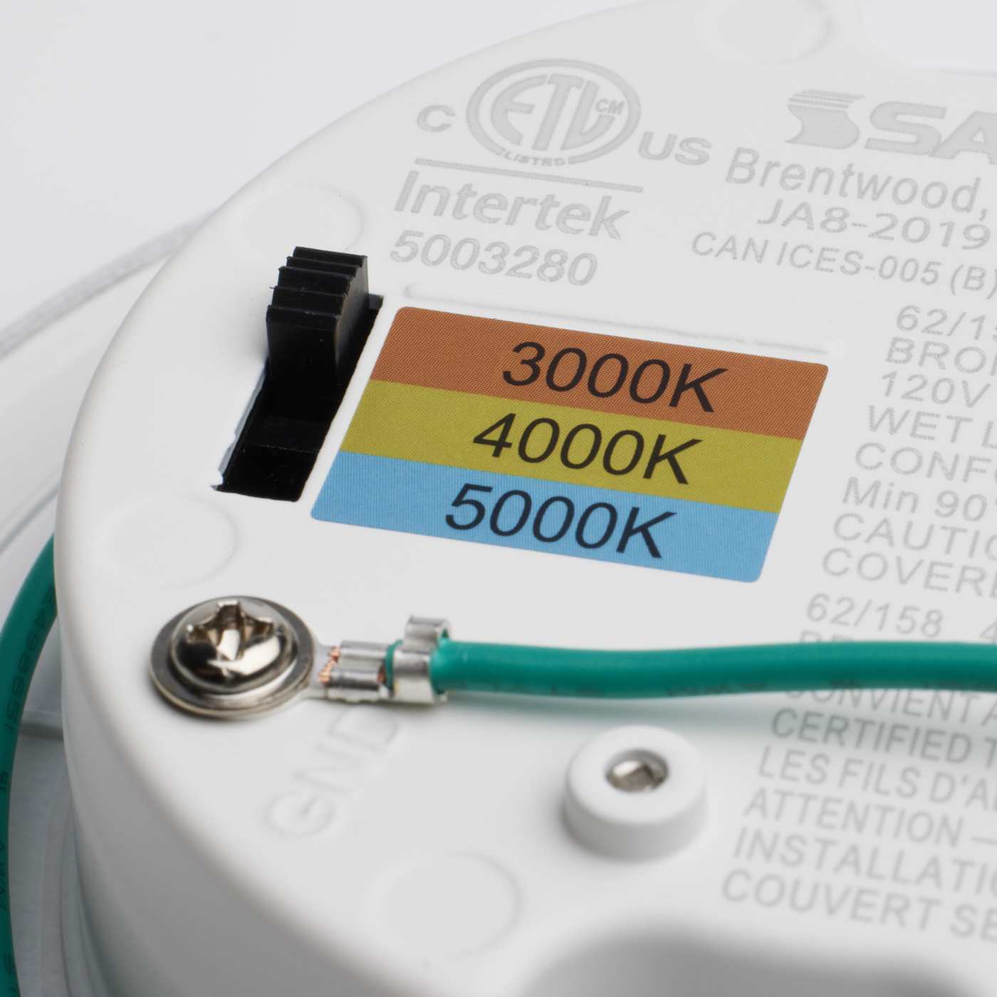 4" LED SURFACE MOUNT/BR NICKEL - 62-1582