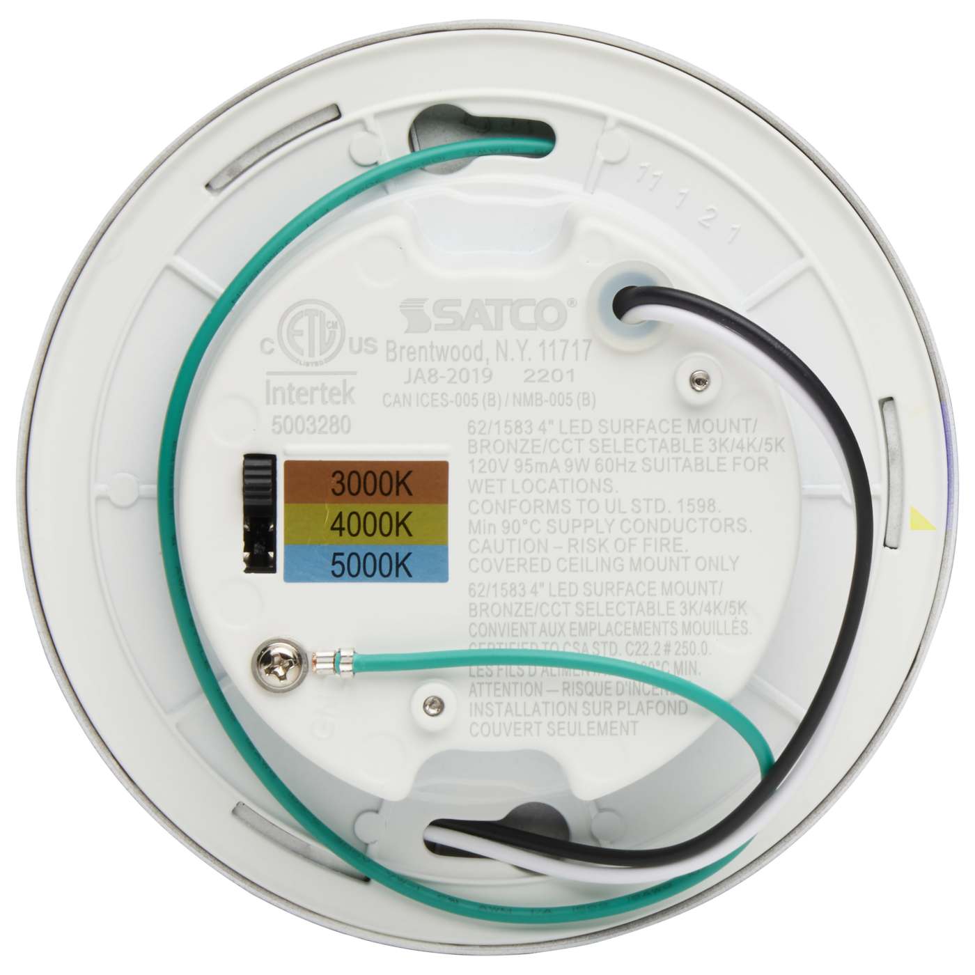 4" LED SURFACE MOUNT/BRONZE - 62-1583