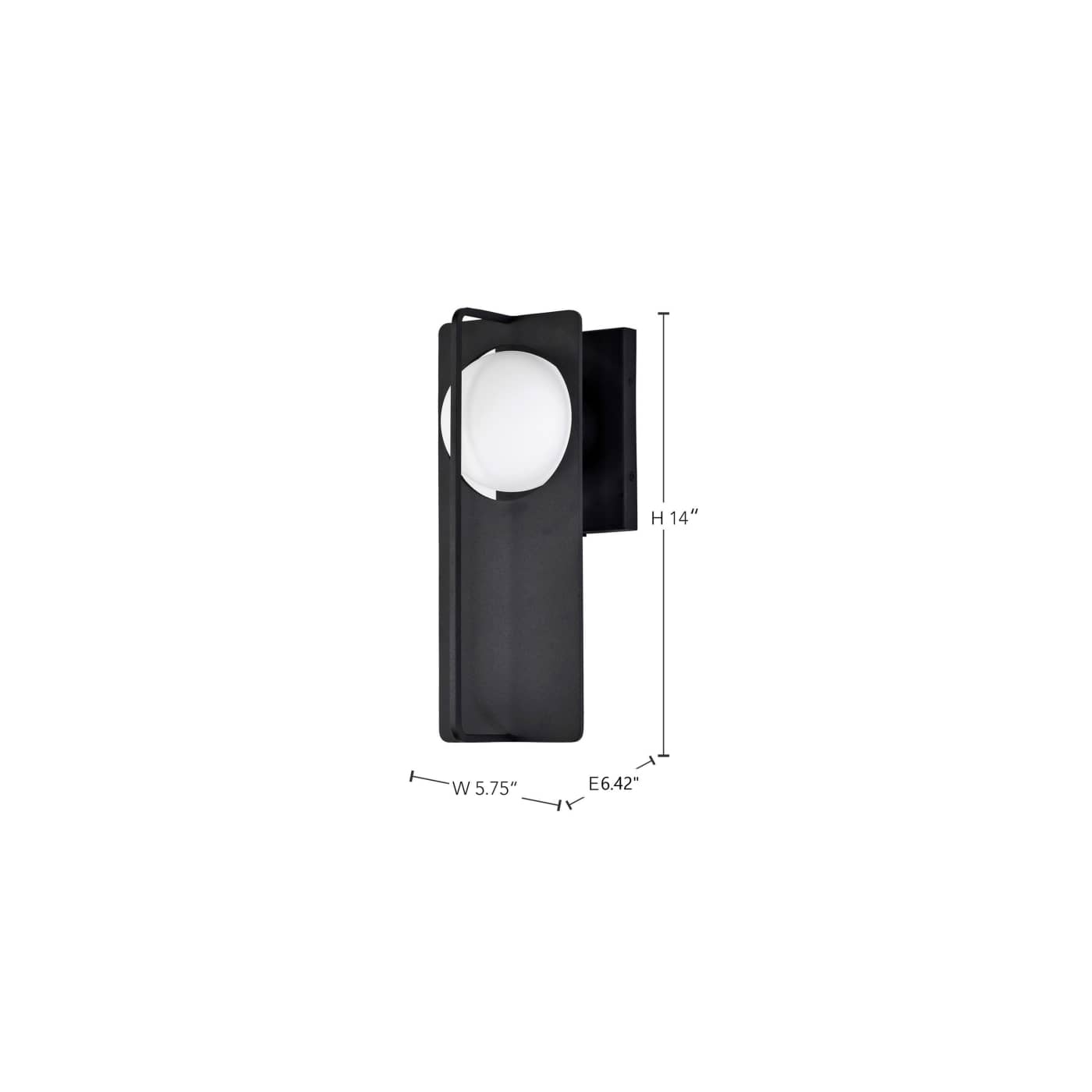 PORTAL 6W LED MED WALL LANTERN - 62-1609