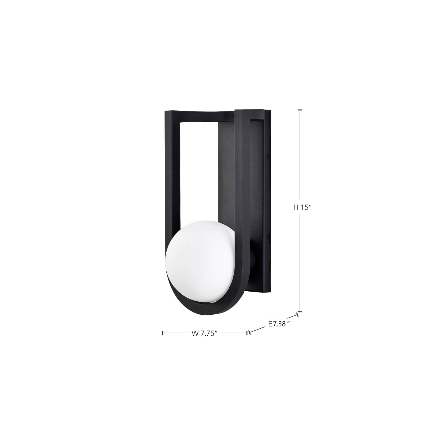CRADLE 6W LED LG WALL LANTERN - 62-1620