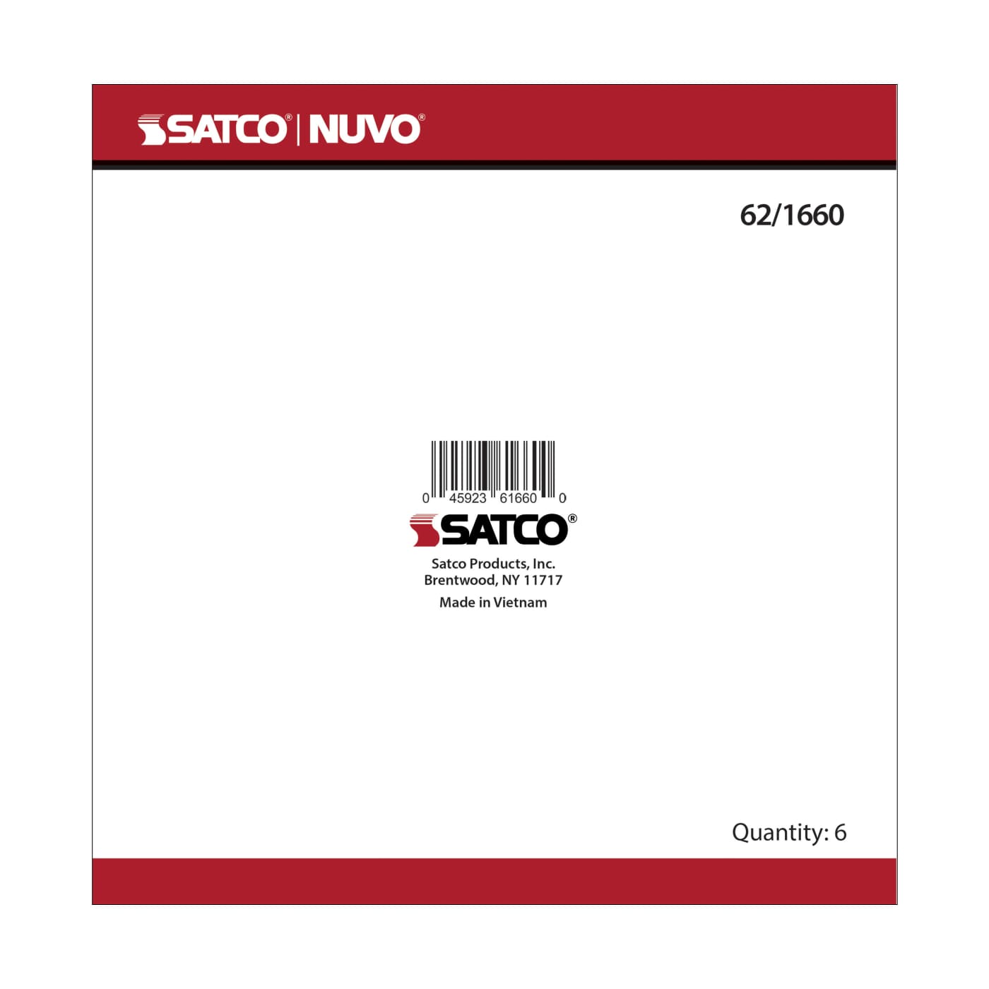 7" LED DISK LIGHT WHITE FINISH - 62-1660