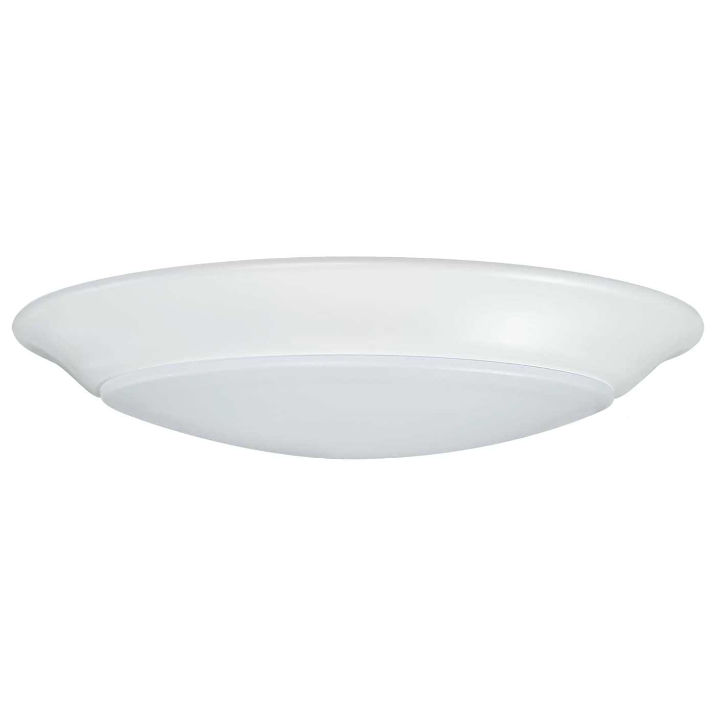 7" LED DISK LIGHT WHITE FINISH - 62-1664