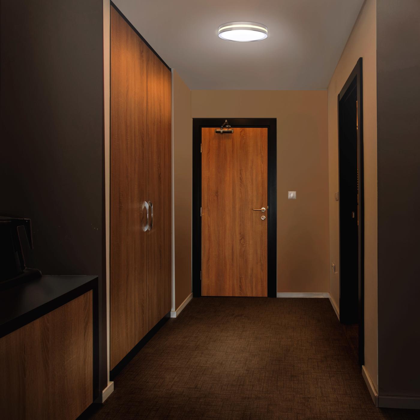 11" SURFACE MOUNT W/NIGHTLIGHT - 62-1690