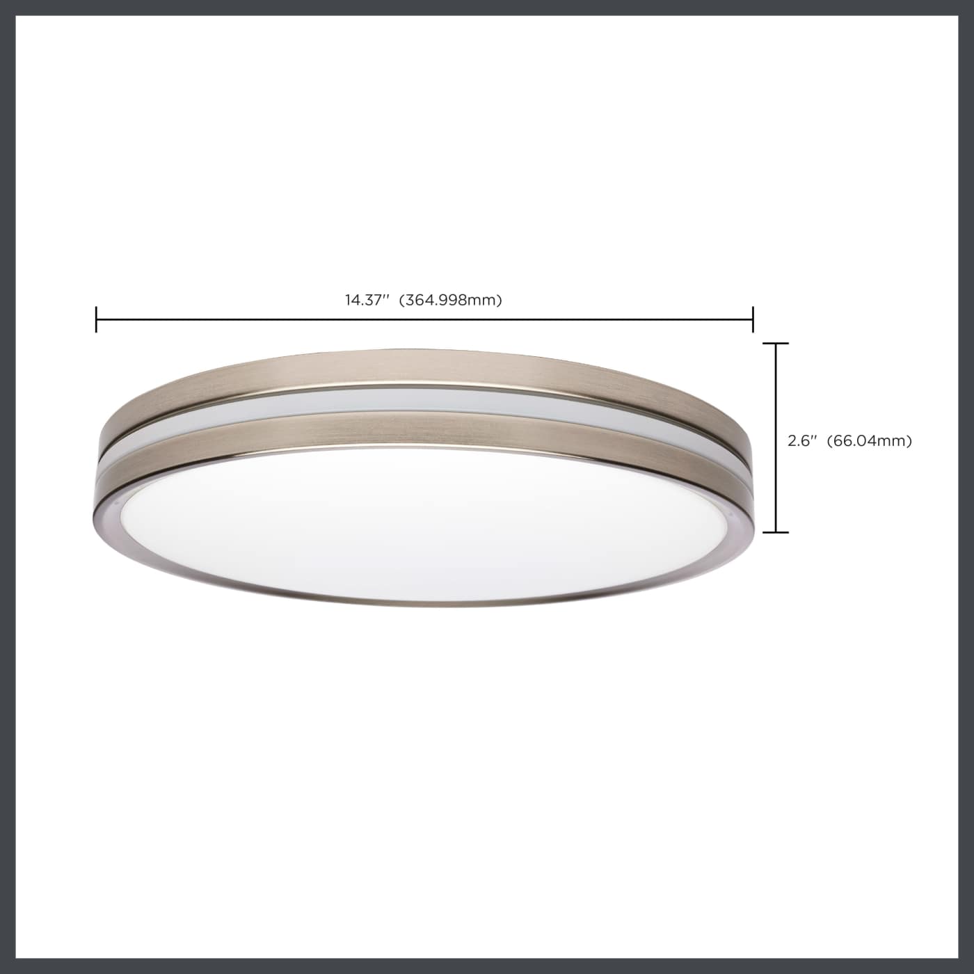 15" SURFACE MOUNT W/NIGHTLIGHT - 62-1692
