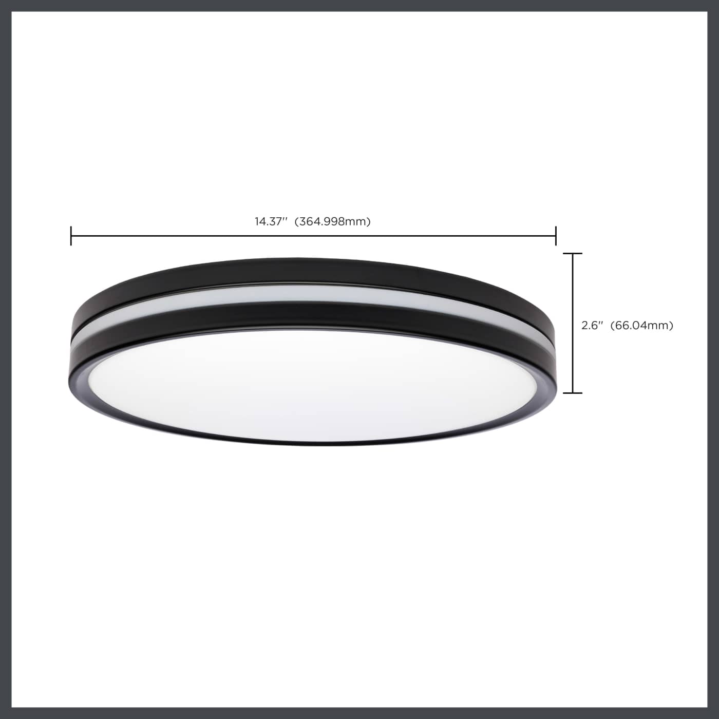 15" SURFACE MOUNT W/NIGHTLIGHT - 62-1693