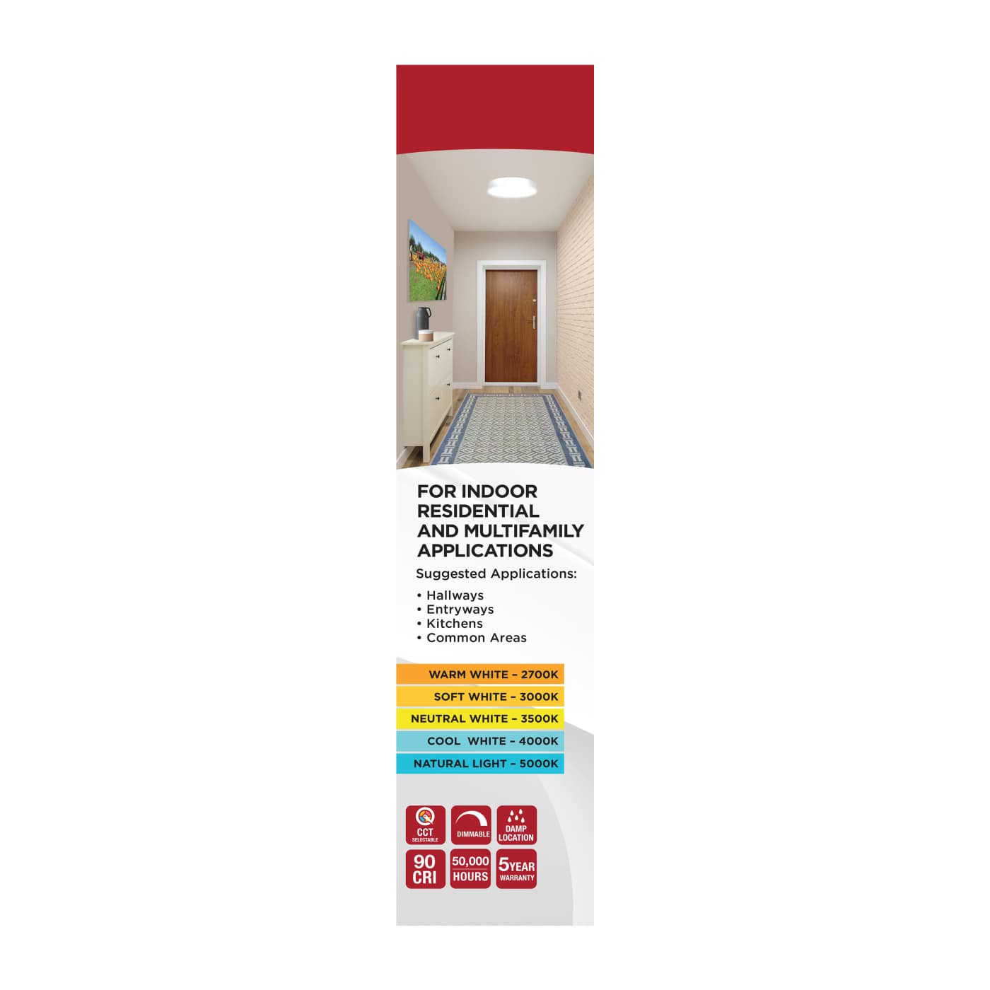 SELENE 13" LED FLUSH MOUNT - 62-1695