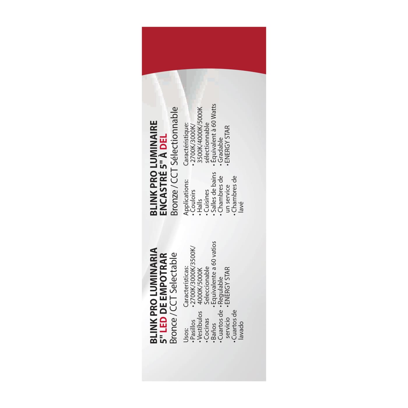 BLINK 9W LED 5" RND BRONZE - 62-1702