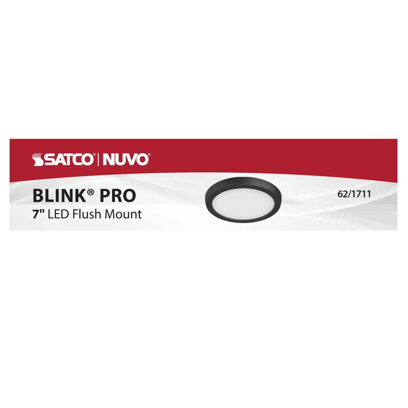 BLINK 11W LED 7" RND BLACK - 62-1711