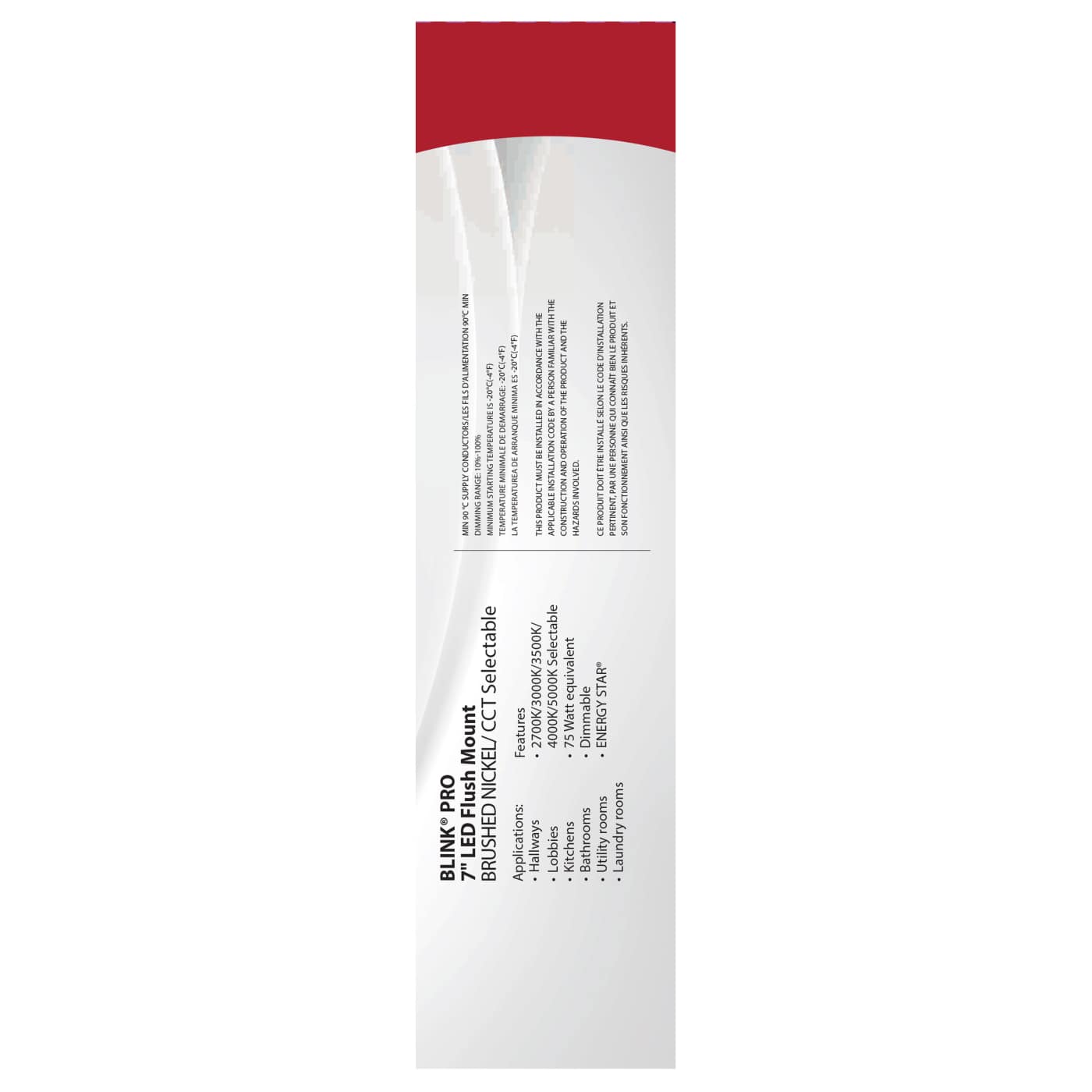 BLINK 11W LED 7" RND BR. NICK - 62-1713