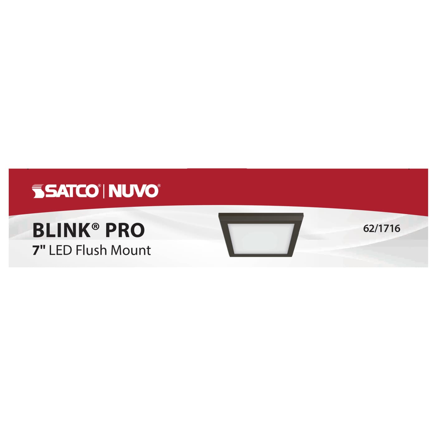BLINK 11W LED 7" SQ BRONZE - 62-1716