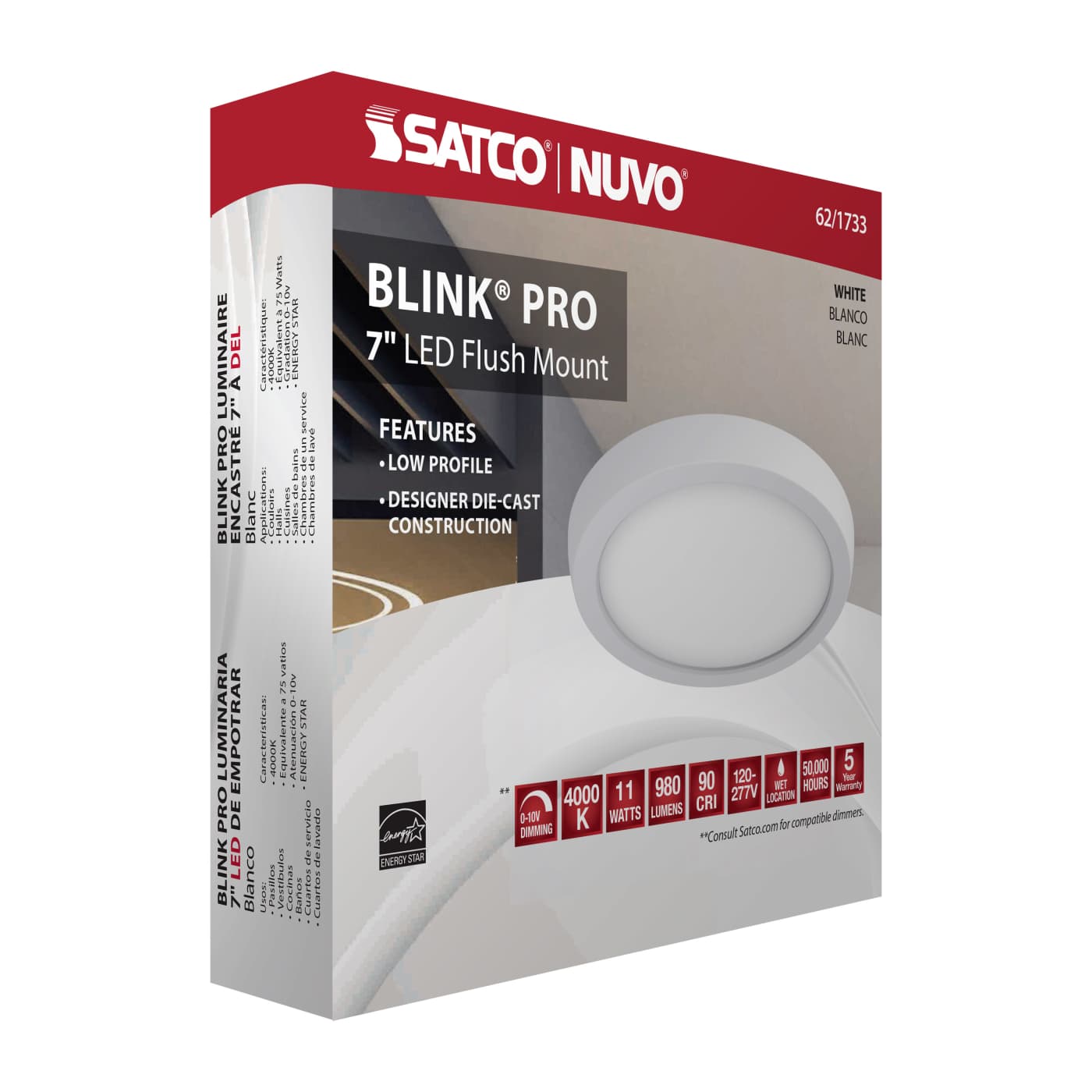 BLINK LED 7'' ROUND 11W 0-10V - 62-1733