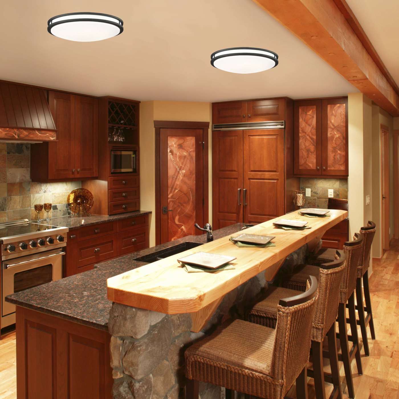 LED GLAMOUR BL 24" FLUSH - 62-1738