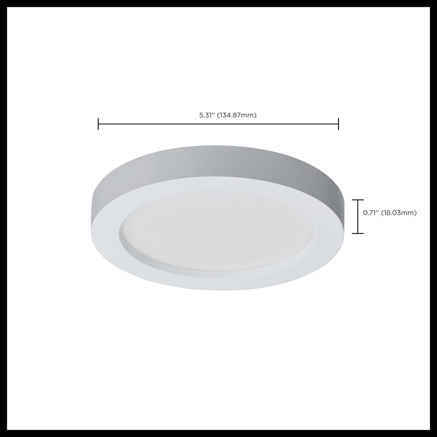 LED 5" ROUND SURFACE MOUNT 11W - 62-1751
