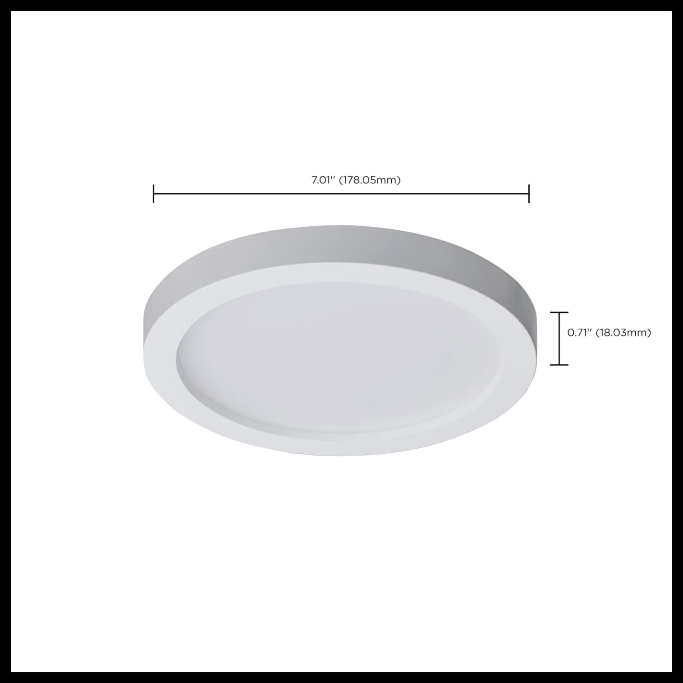 LED 7" ROUND SURFACE MOUNT 16W - 62-1752