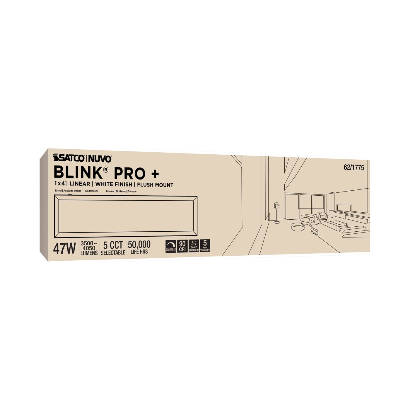 BLINK PRO PLUS 47W 1'X4' - 62-1775