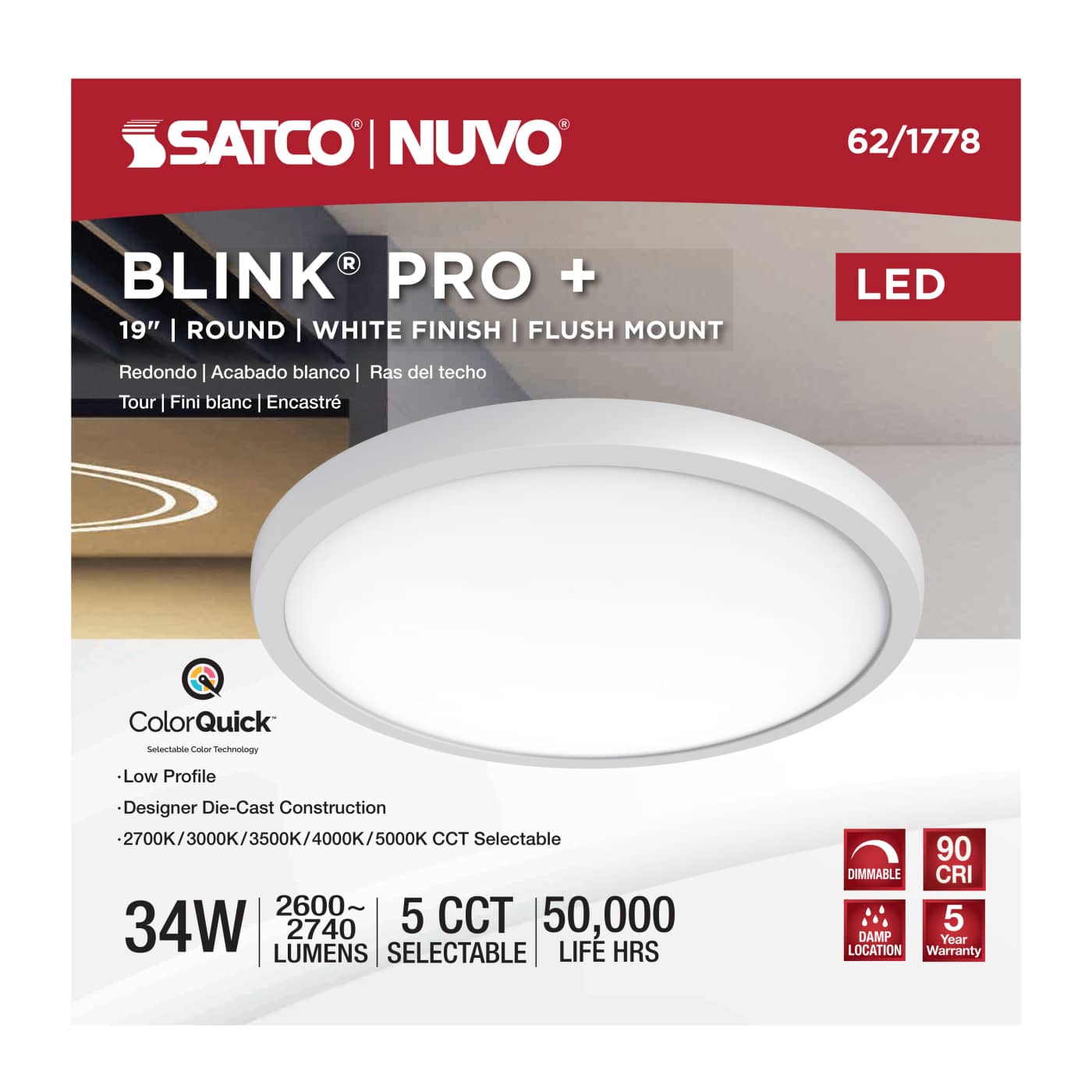 BLINK PRO PLUS 34W 19 ROUND - 62-1778