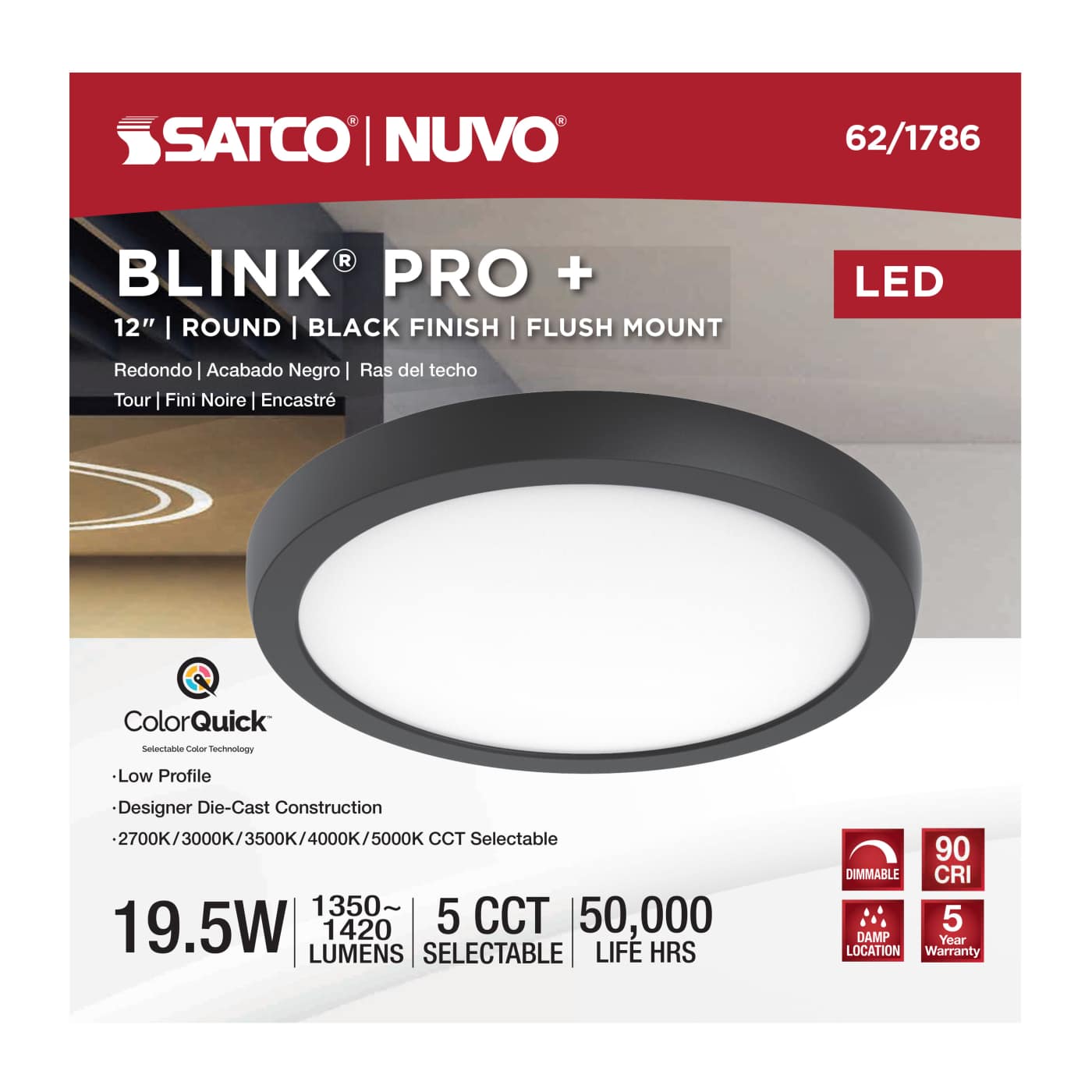 BLINK PRO PLUS 19.5W 12 ROUND - 62-1786