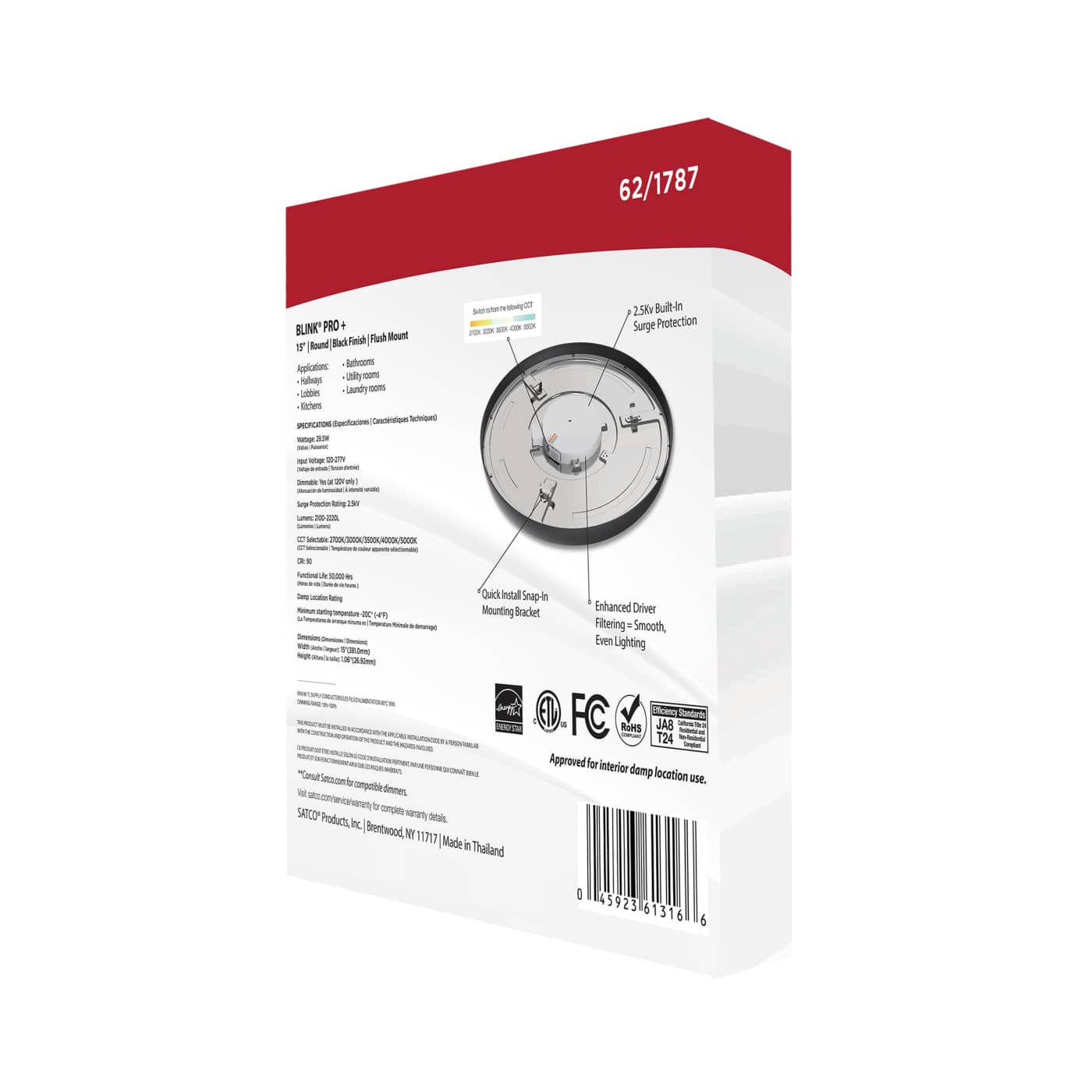 BLINK PRO PLUS 29.5W 15 ROUND - 62-1787