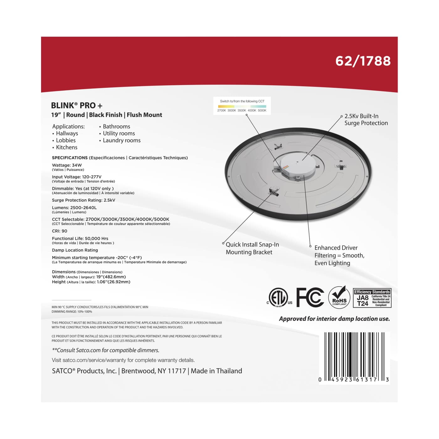 BLINK PRO PLUS 34W 19 ROUND - 62-1788