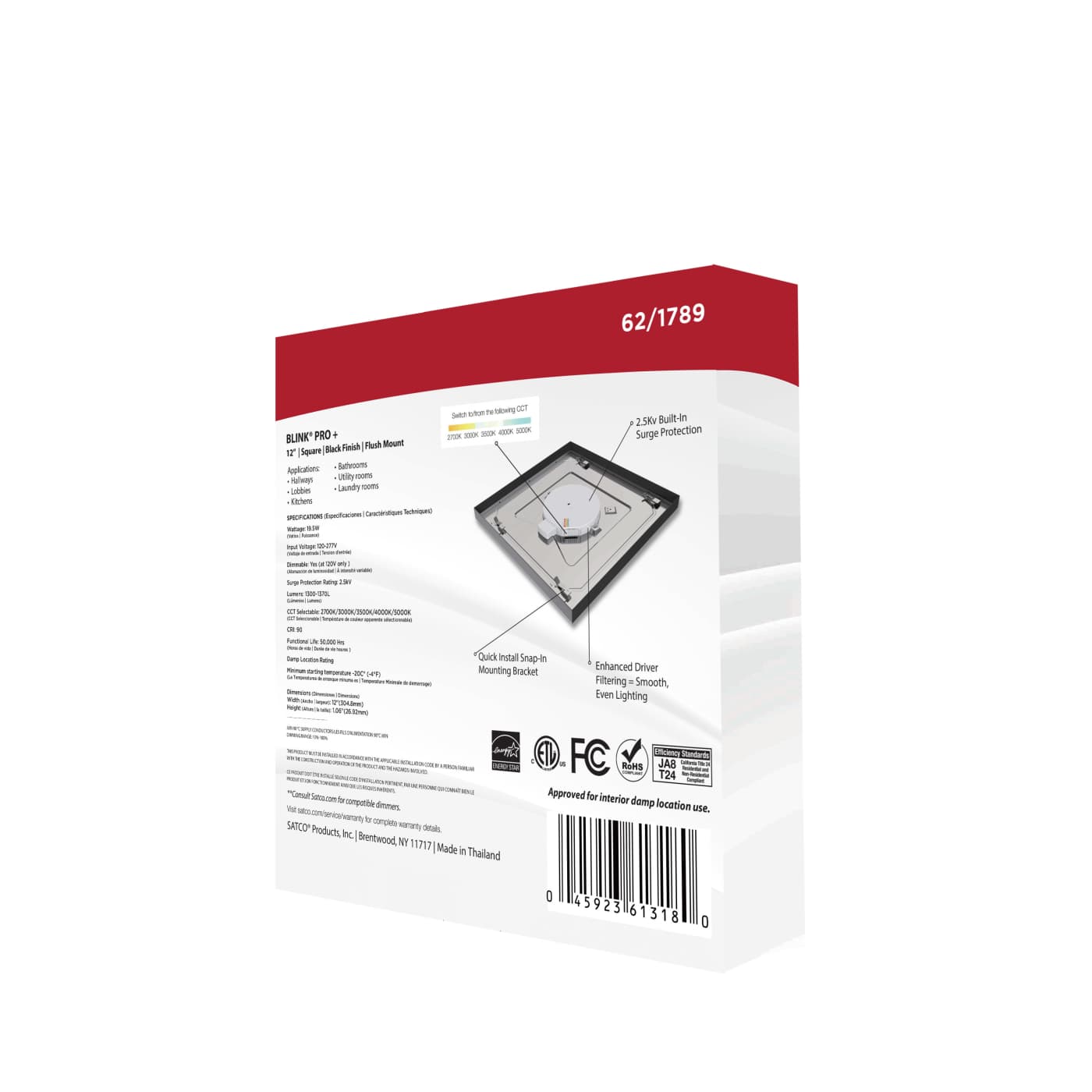 BLINK PRO PLUS 19.5W 12 SQUARE - 62-1789