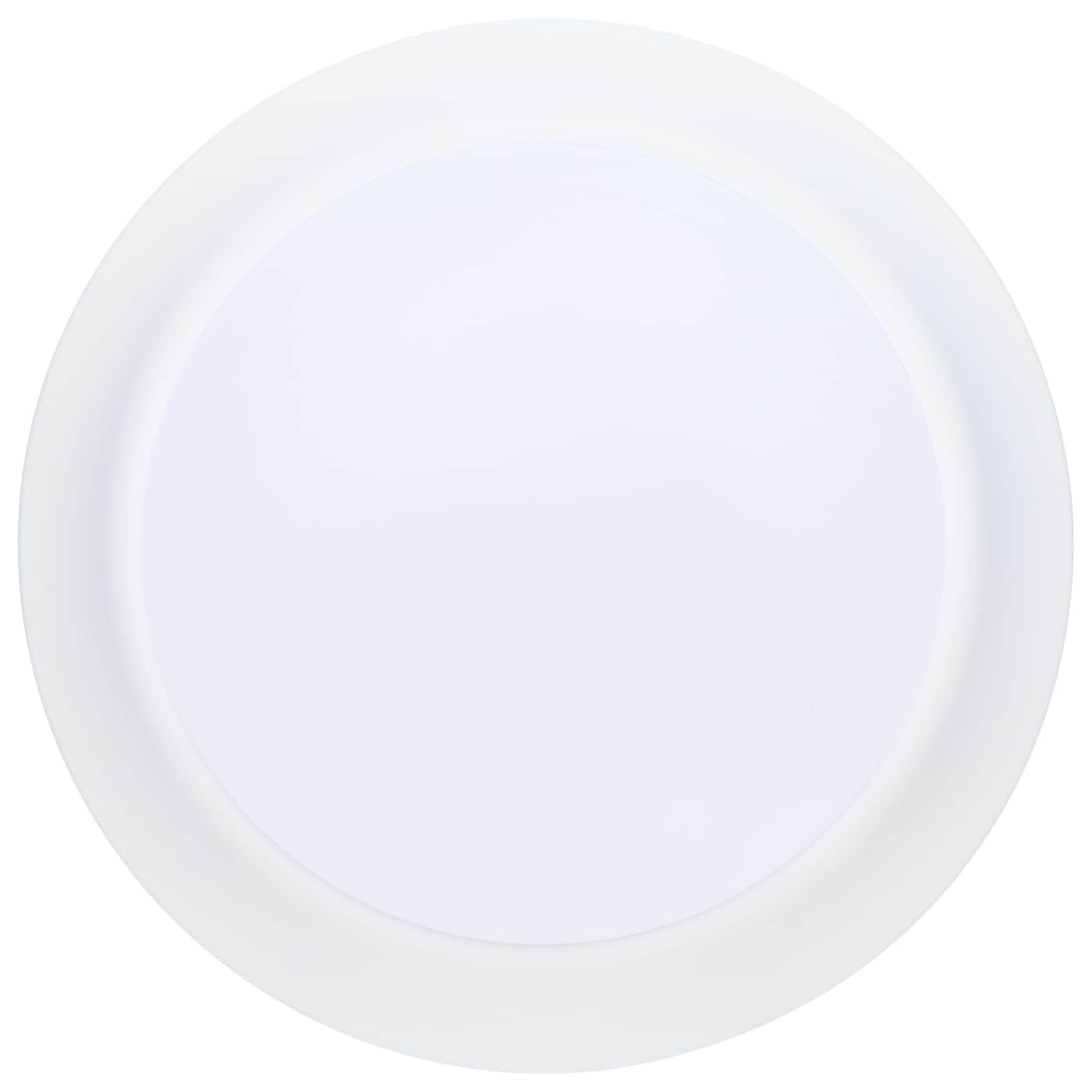 7" LED DISK LIGHT WHITE FINISH - 62-1800R1