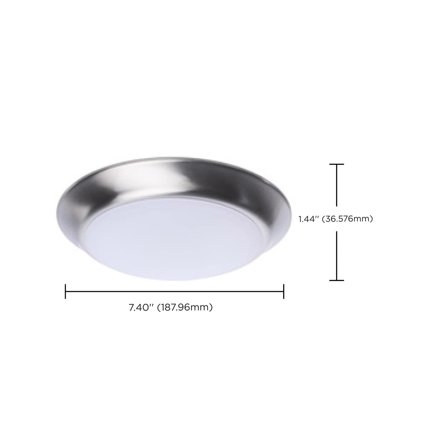 7" LED DISK LIGHT BN FINISH - 62-1802R1