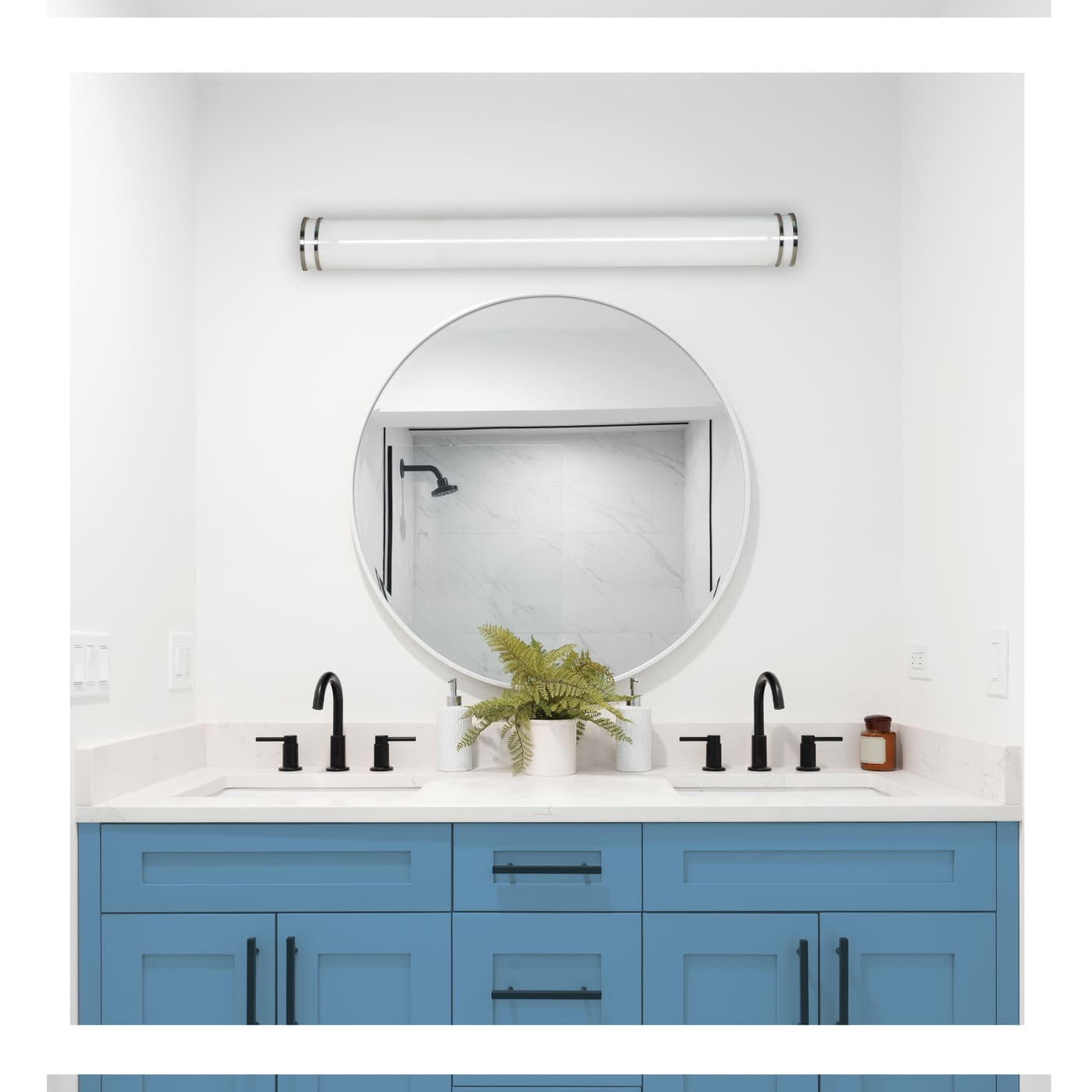 LED CRISPO 49" WHITE VANITY - 62-1874