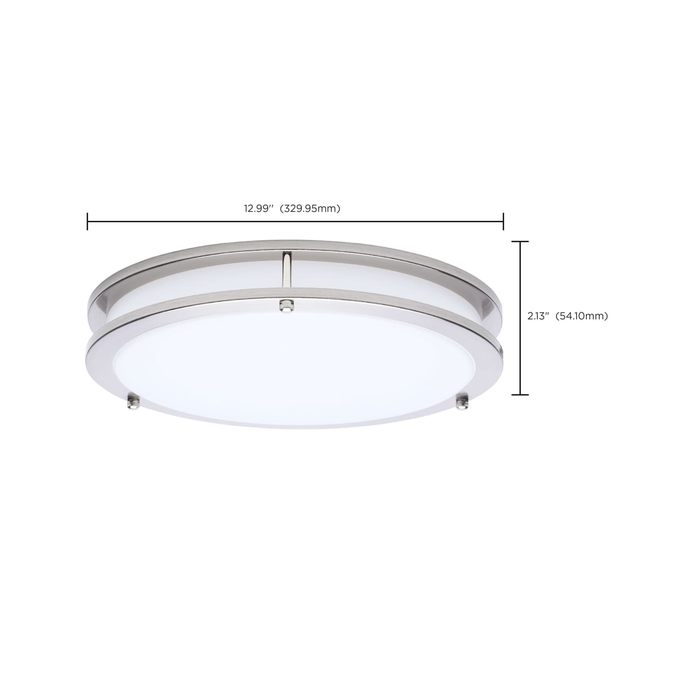LED GLAMOUR BN 13" FLUSH - 62-1876