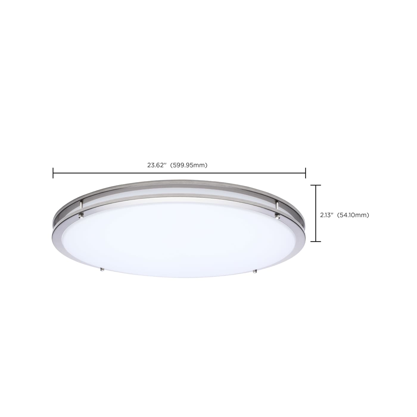 LED GLAMOUR BN 24" FLUSH - 62-1878